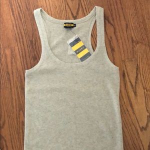 Ralph Lauren Rugby gray cashmere tank top. Size M